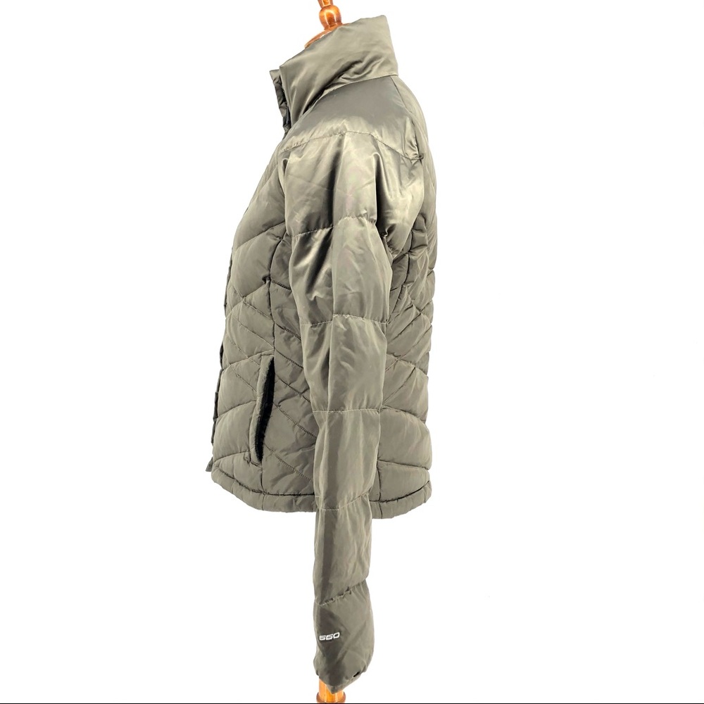 The North Face Green Zip Front Puffer Style Jacket - Picture 3 of 8